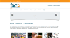 Desktop Screenshot of factx.de