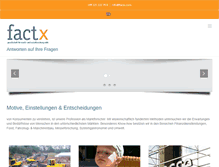 Tablet Screenshot of factx.de